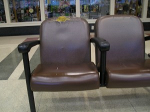 I still don't know who chews on the hospital's chairs.